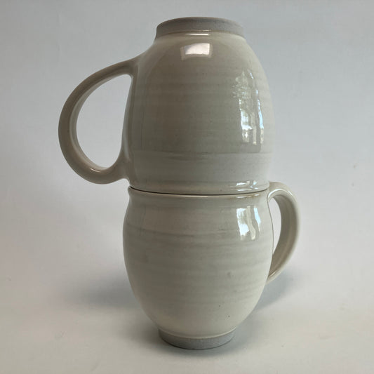 Round Mug in Cream White