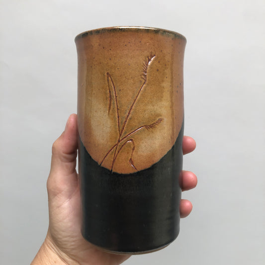 Tall Mug With Native Grass