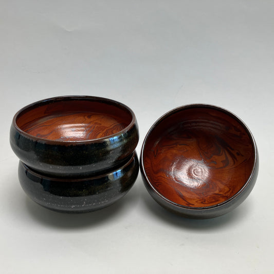 Bowl With Slip Marbling
