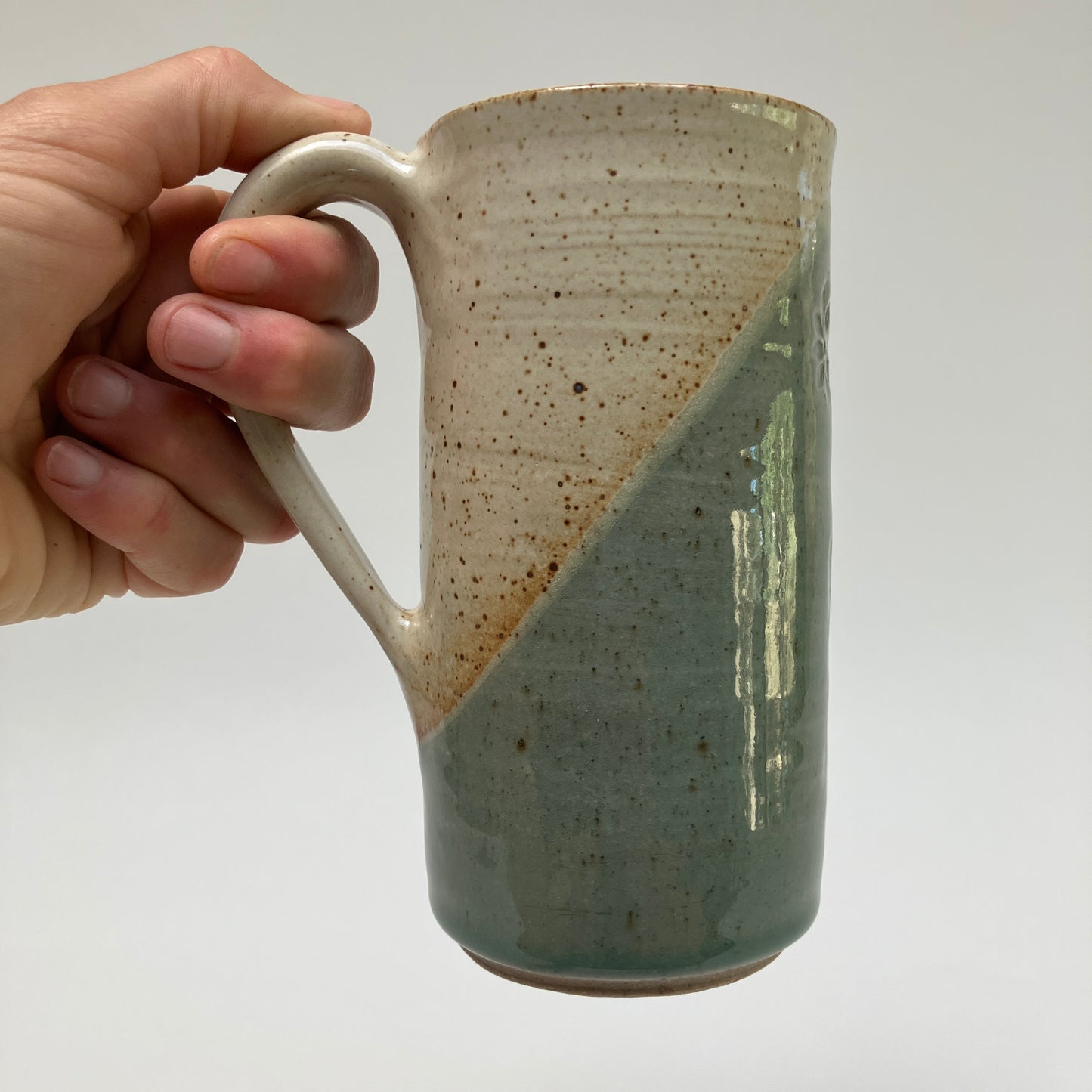 Tall Mug With Flowers