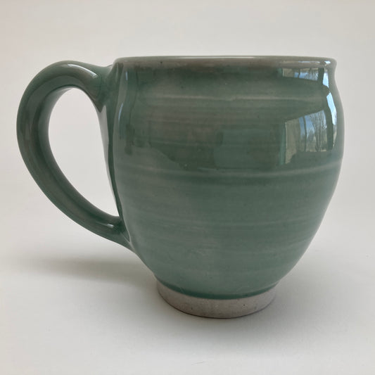 Round Celadon Colored Mug