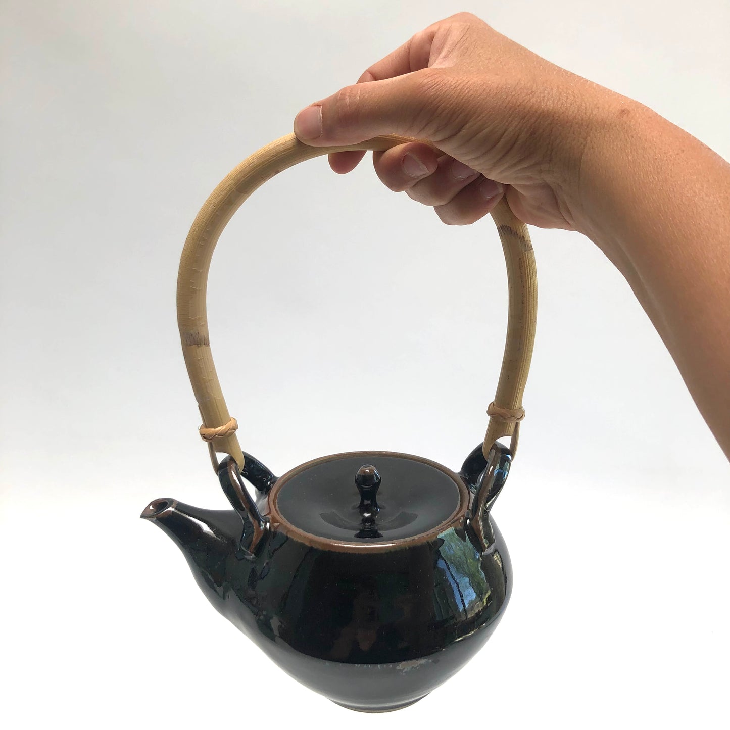 Teapot with Bamboo Handle